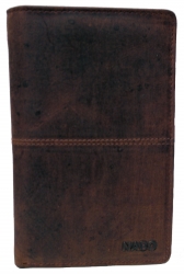 Nabo nahkainen RFID-lompakko L, NK-206, ruskea