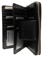 Nabo nahkainen RFID-lompakko, NK-214, musta