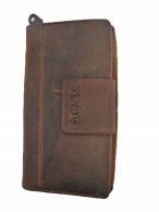 Nabo, naisten nahkainen RFID lompakko, NK-217, ruskea