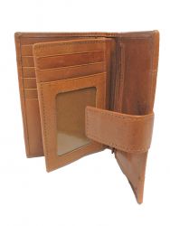 Nabo nahkainen RFID-lompakko M, NK-245, Chestnut brown