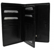 Nabo nahkainen RFID lompakko L, NK-202, musta