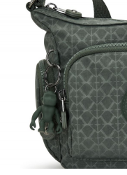 Kipling Gabbie Mini olkalaukku, Sign Green Emb