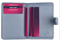 A. Eriksson Himmi Rfid-nahkalompakko, sky blue