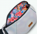 Cabaia Rennes crossbody, kääntömalli, hopea/kukkakuosi