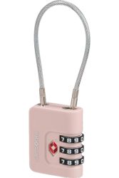 Samsonite TA Revolution TSA-kaapelilukko, rose