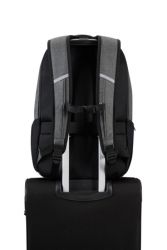 American Tourister Streethero 17,3" tietokonereppu, harmaa/musta