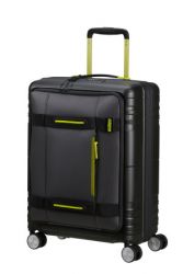 American Tourister Hello lentolaukku EXP, musta/lime