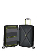 American Tourister Hello lentolaukku EXP, musta/lime