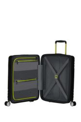 American Tourister Hello lentolaukku EXP, musta/lime