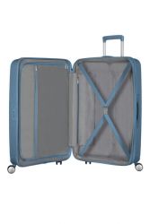 American Tourister Soundbox, suuri matkalaukku, Stone blue