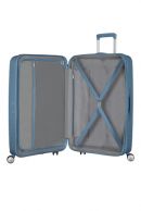 American Tourister Soundbox, keskisuuri matkalaukku, Stone blue