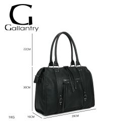 Gallantry Skyla Large Matte Shopper, musta