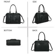 Gallantry Skyla Large Matte Shopper, musta
