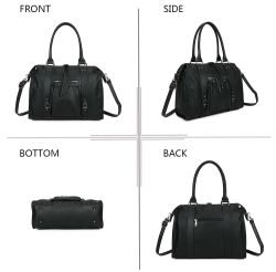 Gallantry Skyla Large Matte Shopper, musta