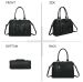 Gallantry Skyla Large Matte Shopper, musta