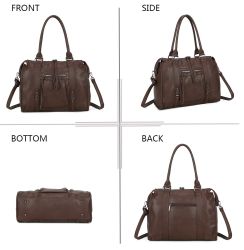 Gallantry Skyla Large Matte Shopper, Coffee