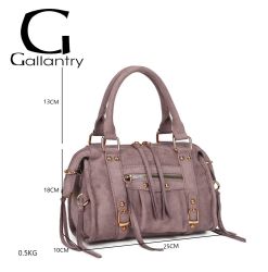 Gallantry Skyla Gold Suedine käsilaukku, dark pink