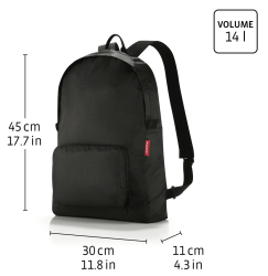 Reisenthel Mini Maxi kokoontaitettava reppu, Leo Macchiato