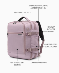 Puccini Easy Pack matkareppu M, roosa