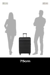 Samsonite Paralux suuri matkalaukku, musta 