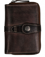 Dernier nahkainen RFID-lompakko EFH-937 ruskea