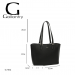 Gallantry Elegant tote, M-9435, musta