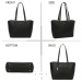 Gallantry Elegant tote, M-9435, musta