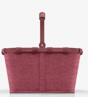 Reisenthel Carrybag ostoskori, Twist maroon