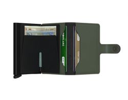 Secrid Miniwallet, Matte Green-Black