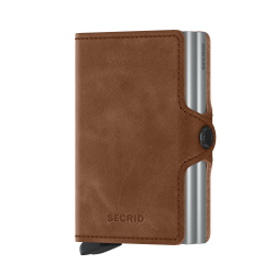 Secrid Twinwallet Vintage Cognac Silver