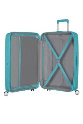 American Tourister Soundbox, suuri matkalaukku, Turquoise tonic