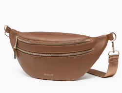 Puccini crossbody-olkalaukku, TM252-6A, cognac