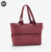 Reisenthel Shopper e1, laajennettava ostoskassi, twist maroon