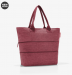 Reisenthel Shopper e1, laajennettava ostoskassi, twist maroon