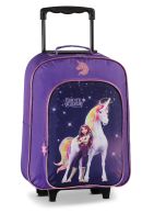 Unicorn Academy lasten matkalaukku, 20702-1900, Violetti