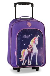 Unicorn Academy lasten matkalaukku, 20702-1900, Violetti
