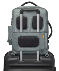 Puccini Easy Pack matkareppu M, vihertävän harmaa