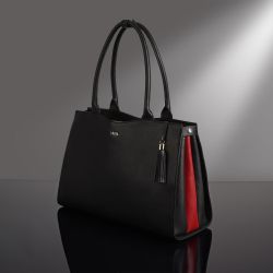 Socha tietokonelaukku 15,6", Premium Wave Black SIL