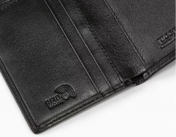 Puccini Zen RFID-nahkalompakko, musta